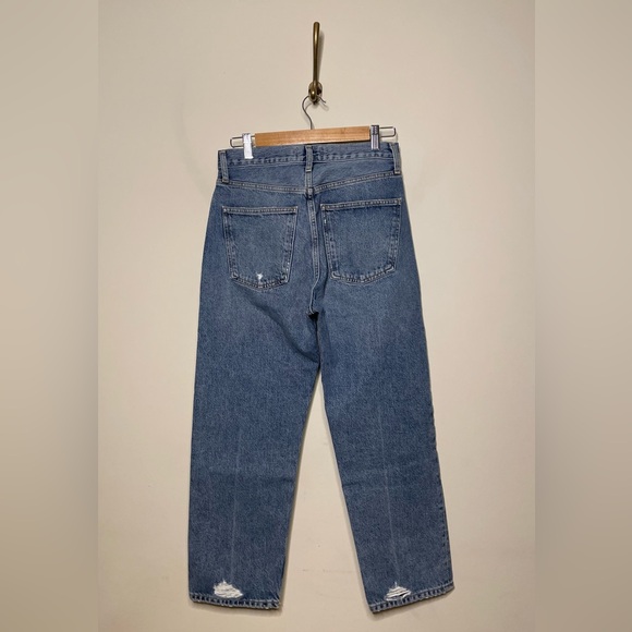 Agolde 90’s Crop Mid Rise Straight in Hooked - Picture 10 of 11